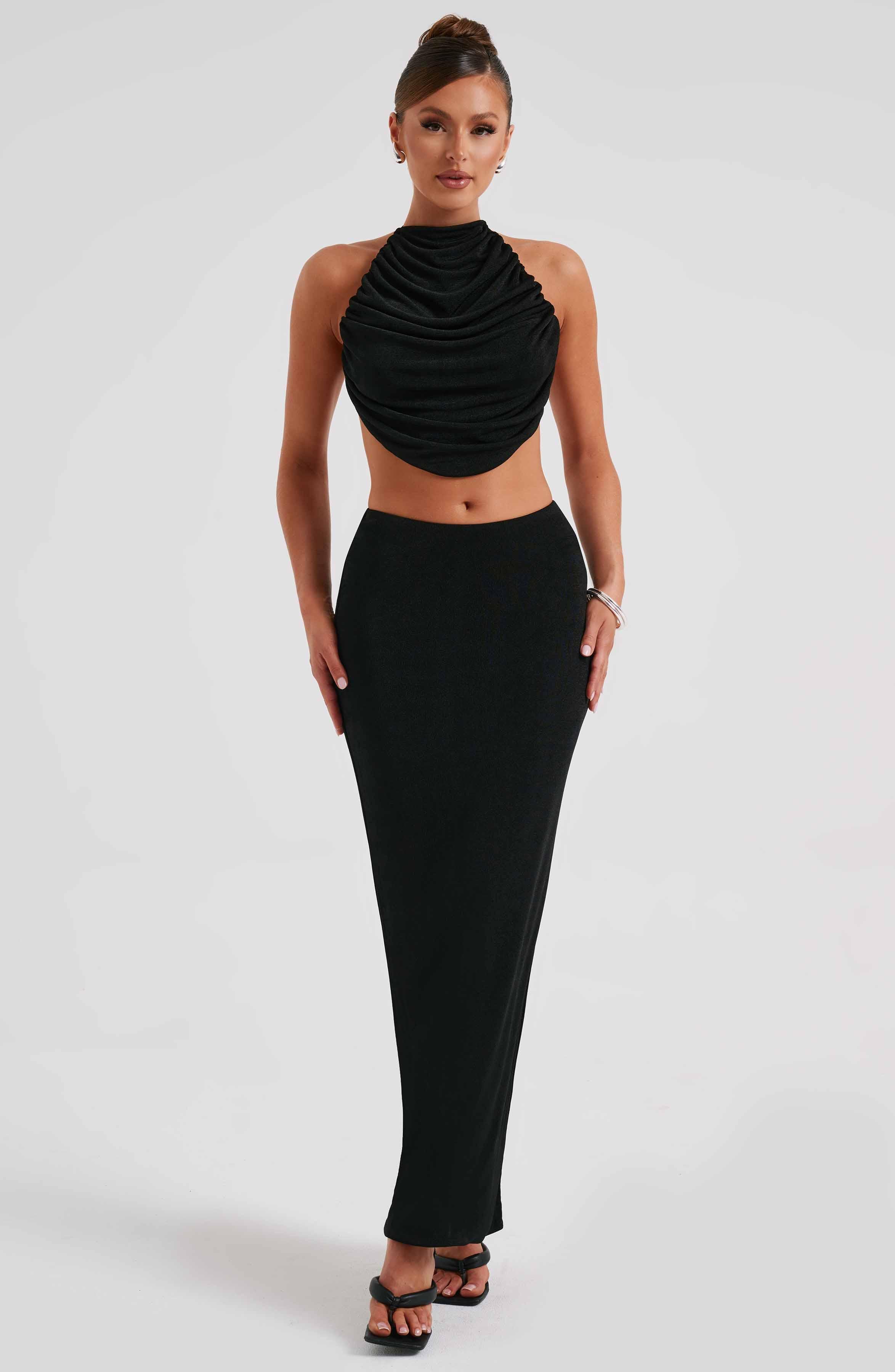 Fifi Maxi Skirt - Black Product Image