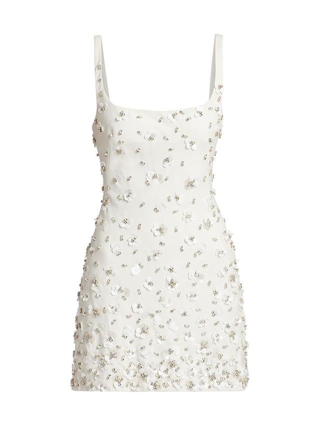 Womens Ziva Embellished Fit & Flare Minidress Product Image