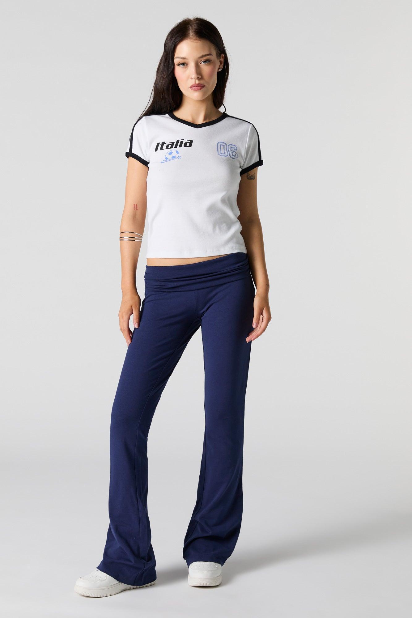 Sporty Graphic Ringer T-Shirt Female Product Image