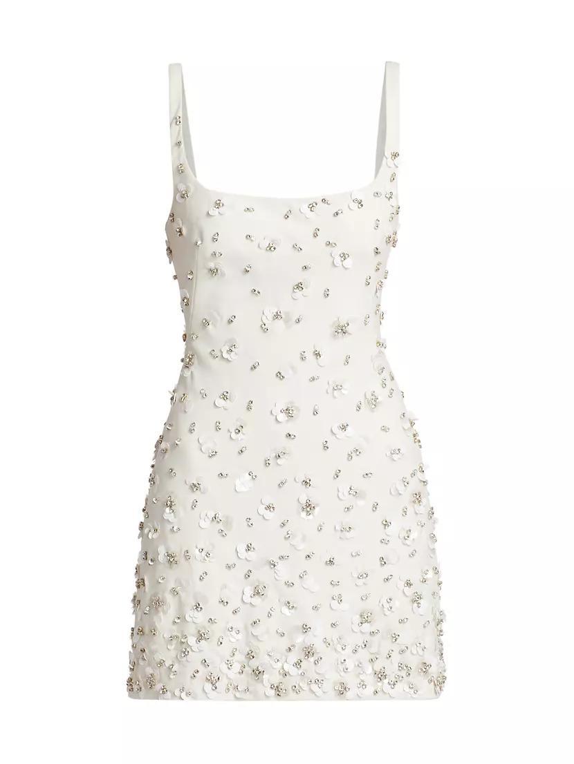 Ziva Embellished Fit & Flare Minidress Product Image