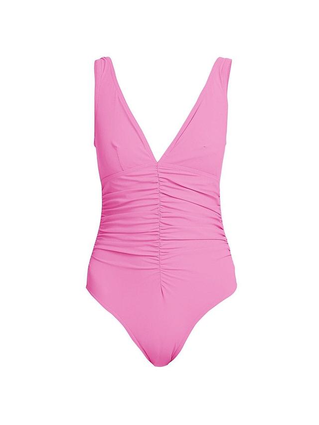 Womens Smart V-Neck Underwire Swimsuit Product Image