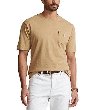 Big & Tall Polo Ralph Lauren Classic Fit Jersey Crewneck Pocket Tee Product Image