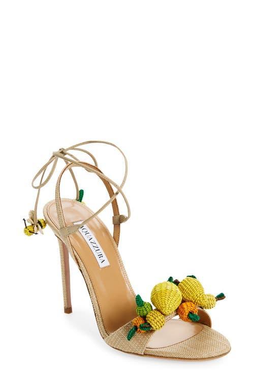 Citrus Punch 105 Raffia Sandals In Neutral Product Image