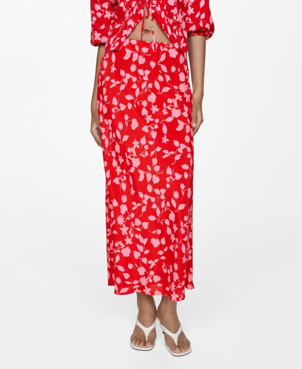 Mango Womens Printed Long Skirt Product Image