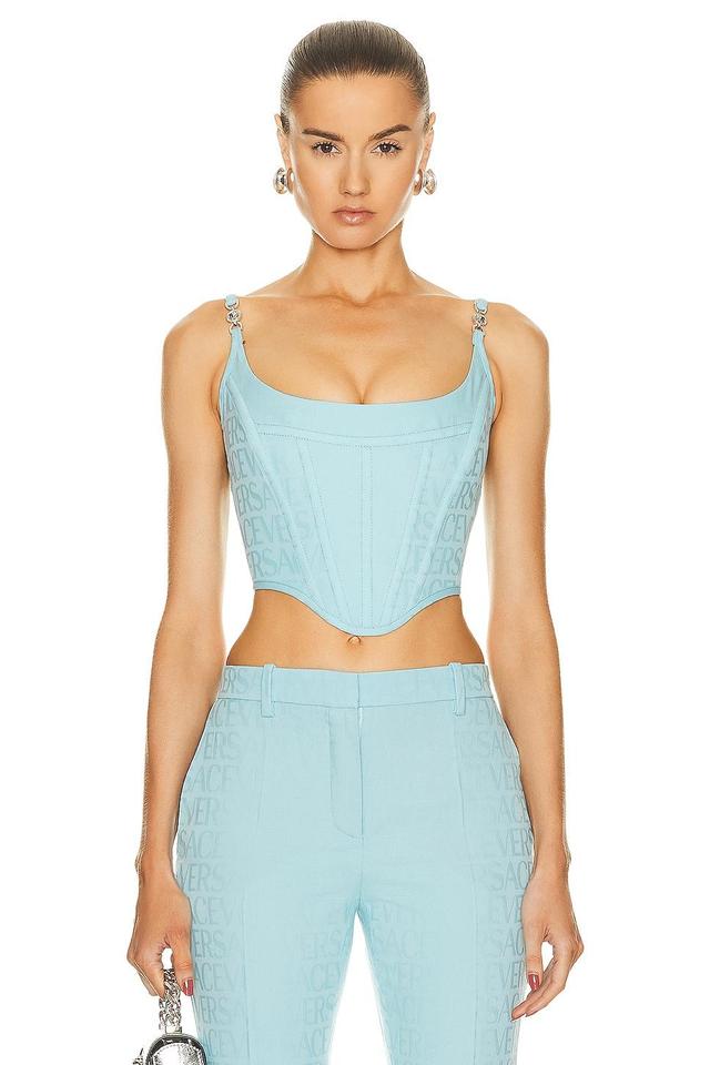 VERSACE Bra Top Baby Blue. (also in ). Product Image