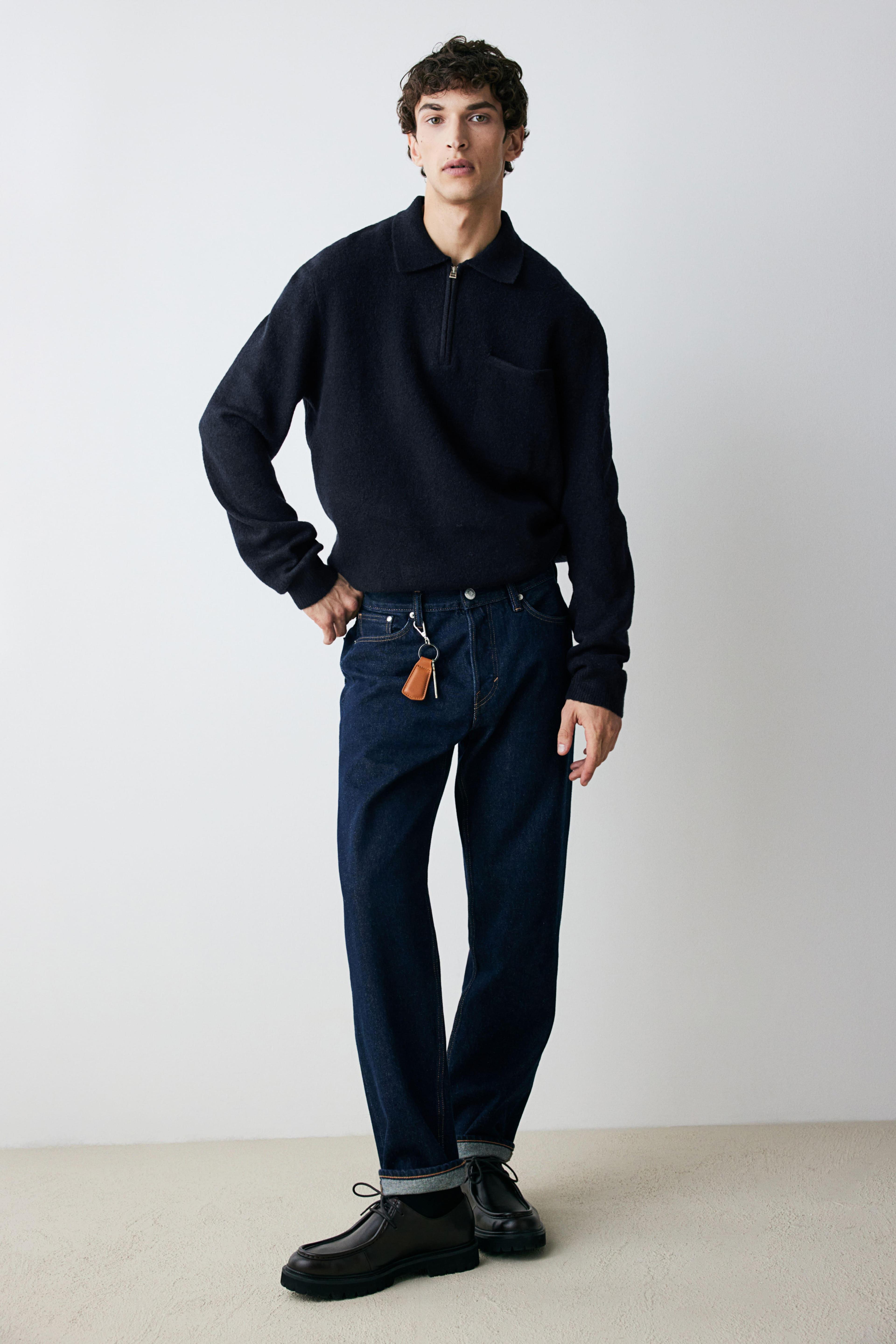 Regular Fit Half-Zip Sweater Product Image