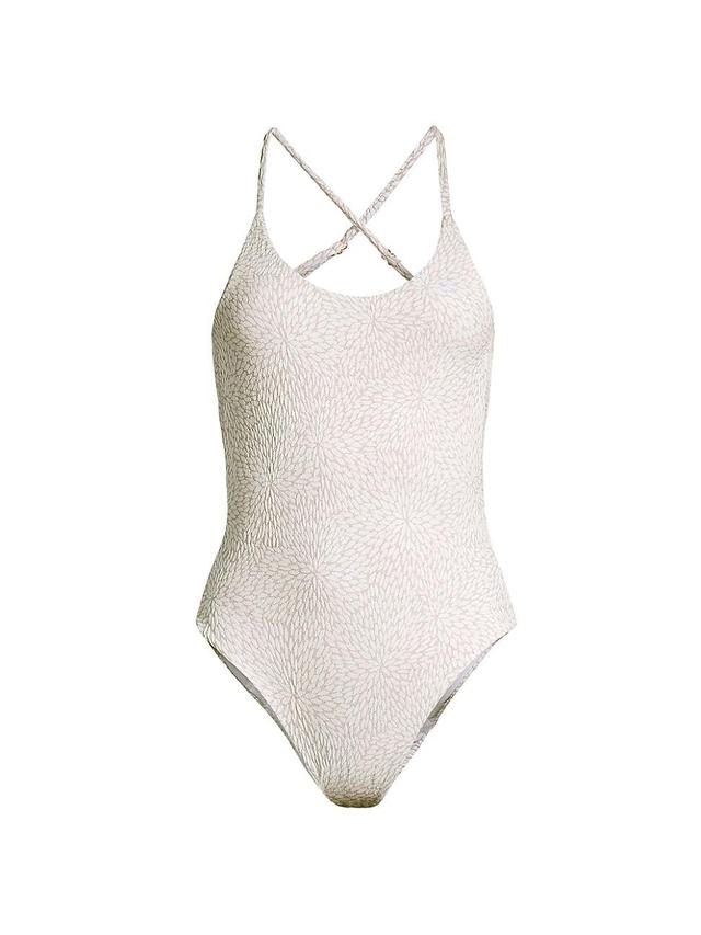 Womens Merida Jacquard One-Piece Swimsuit Product Image