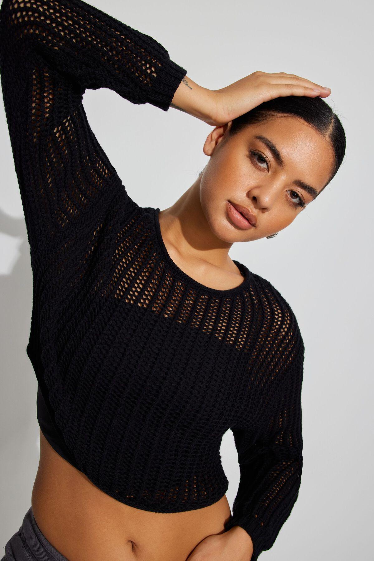 Open Knit Sweater Product Image