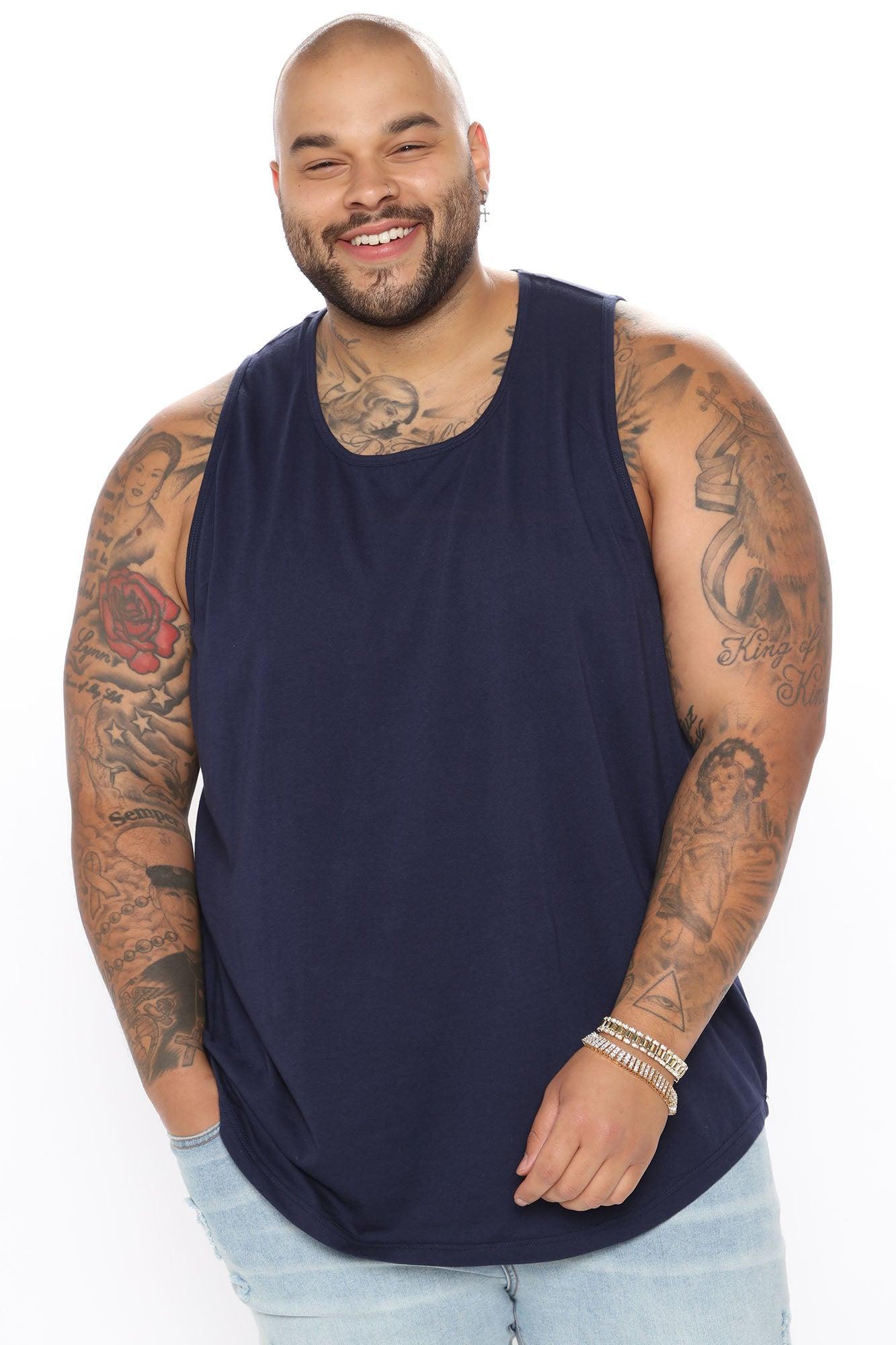 Essential Tank Top - Navy Product Image