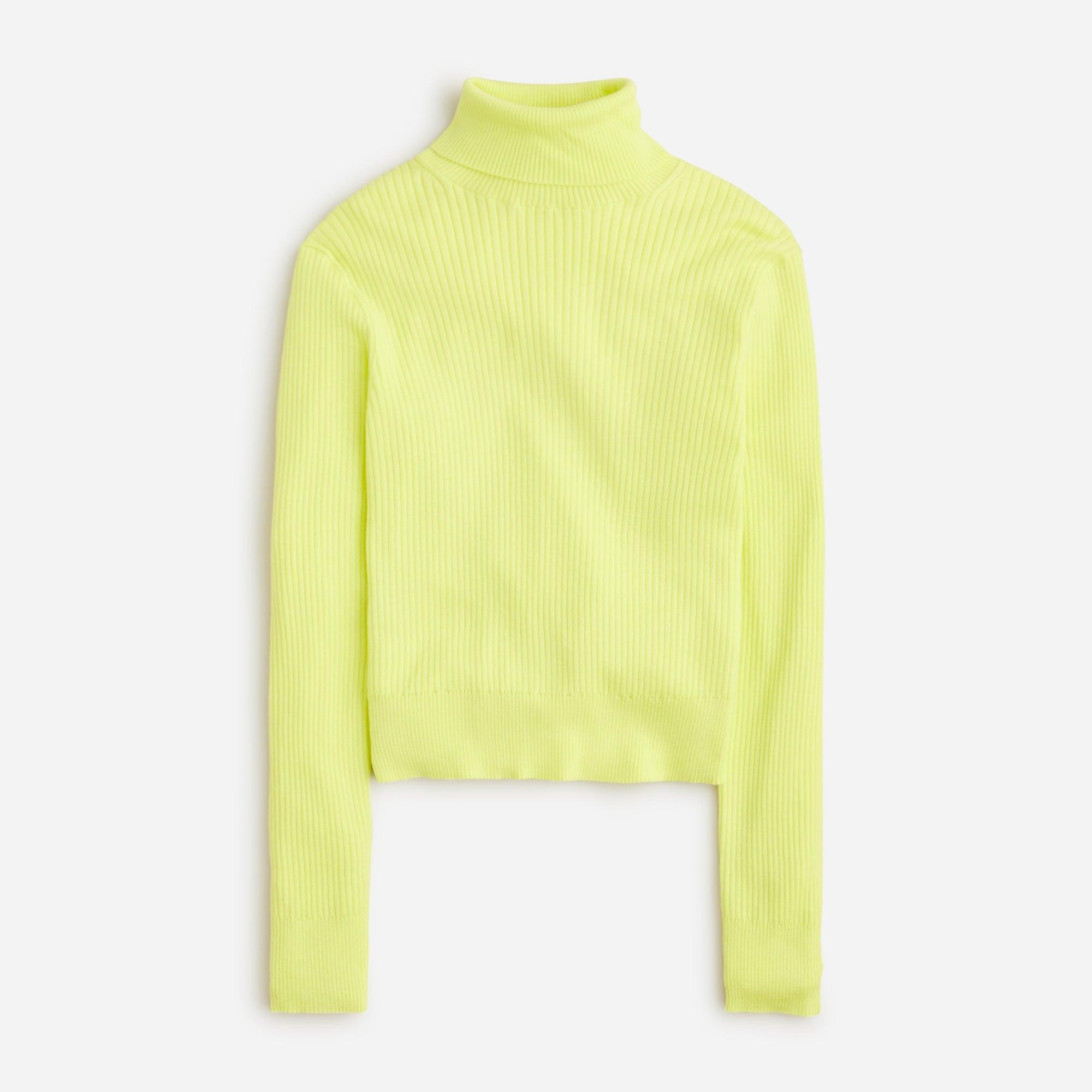 TENCEL™ lyocell-blend ribbed turtleneck sweater Product Image