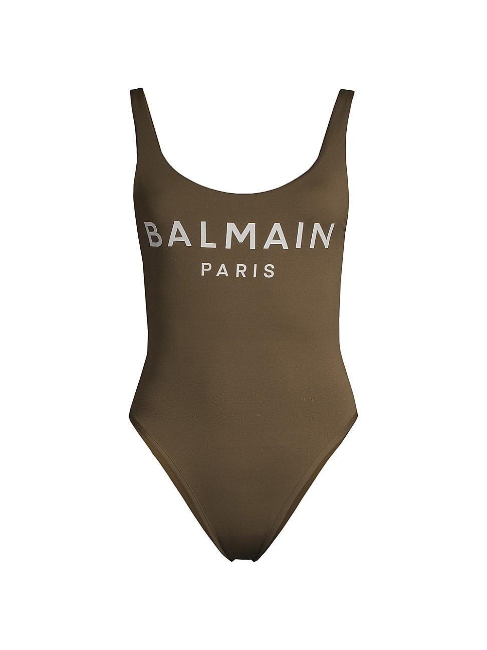 Womens Logo One-Piece Swimsuit Product Image