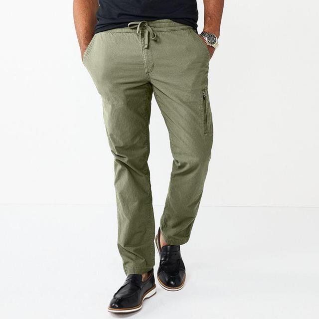 Mens Sonoma Goods For Life Zip Pocket Pants Green Product Image