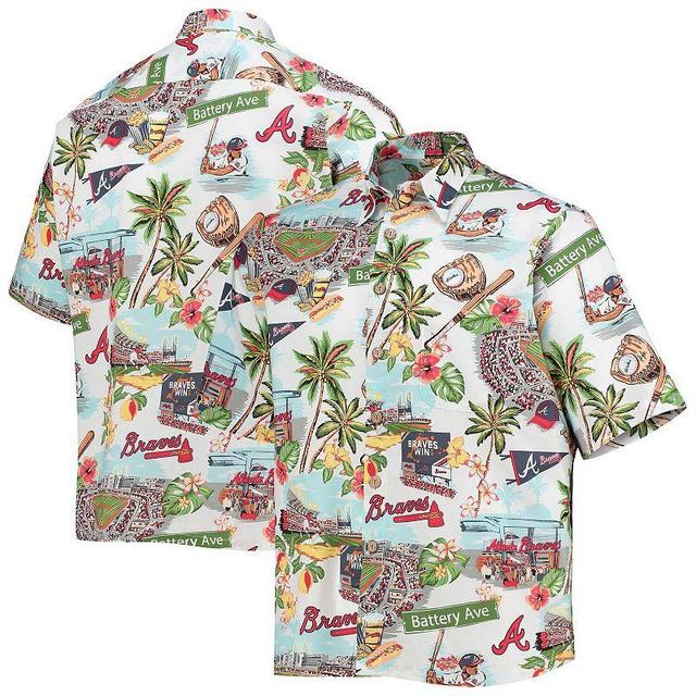 Mens Reyn Spooner Atlanta Braves Scenic Button-Up Shirt Product Image