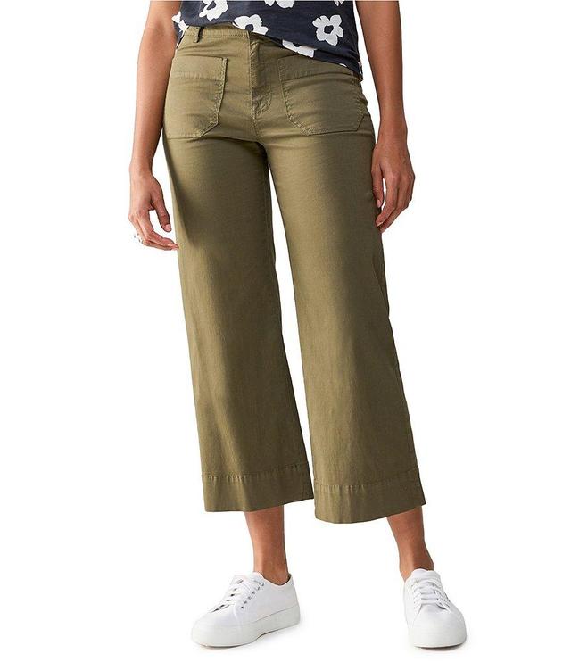 Sanctuary The Marine Mid Rise Wide Leg Cropped Pant Product Image