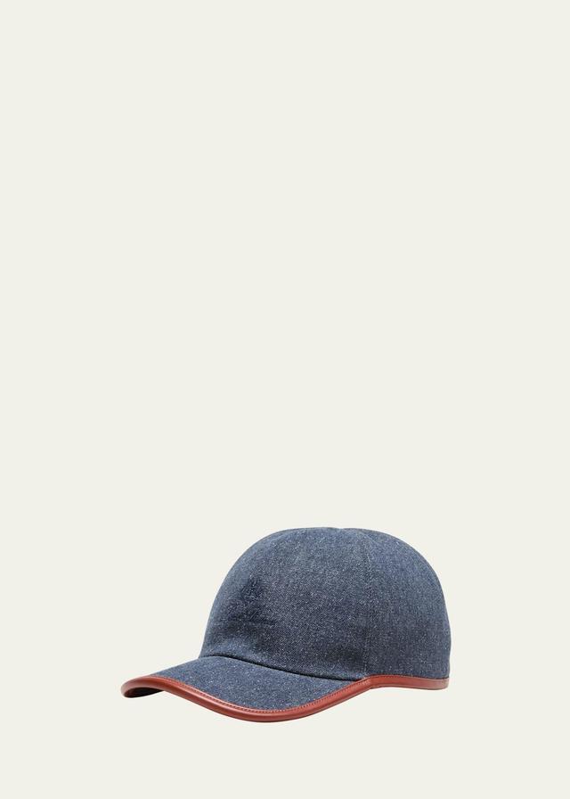 Mens Denim and Leather My Baseball Hat Product Image