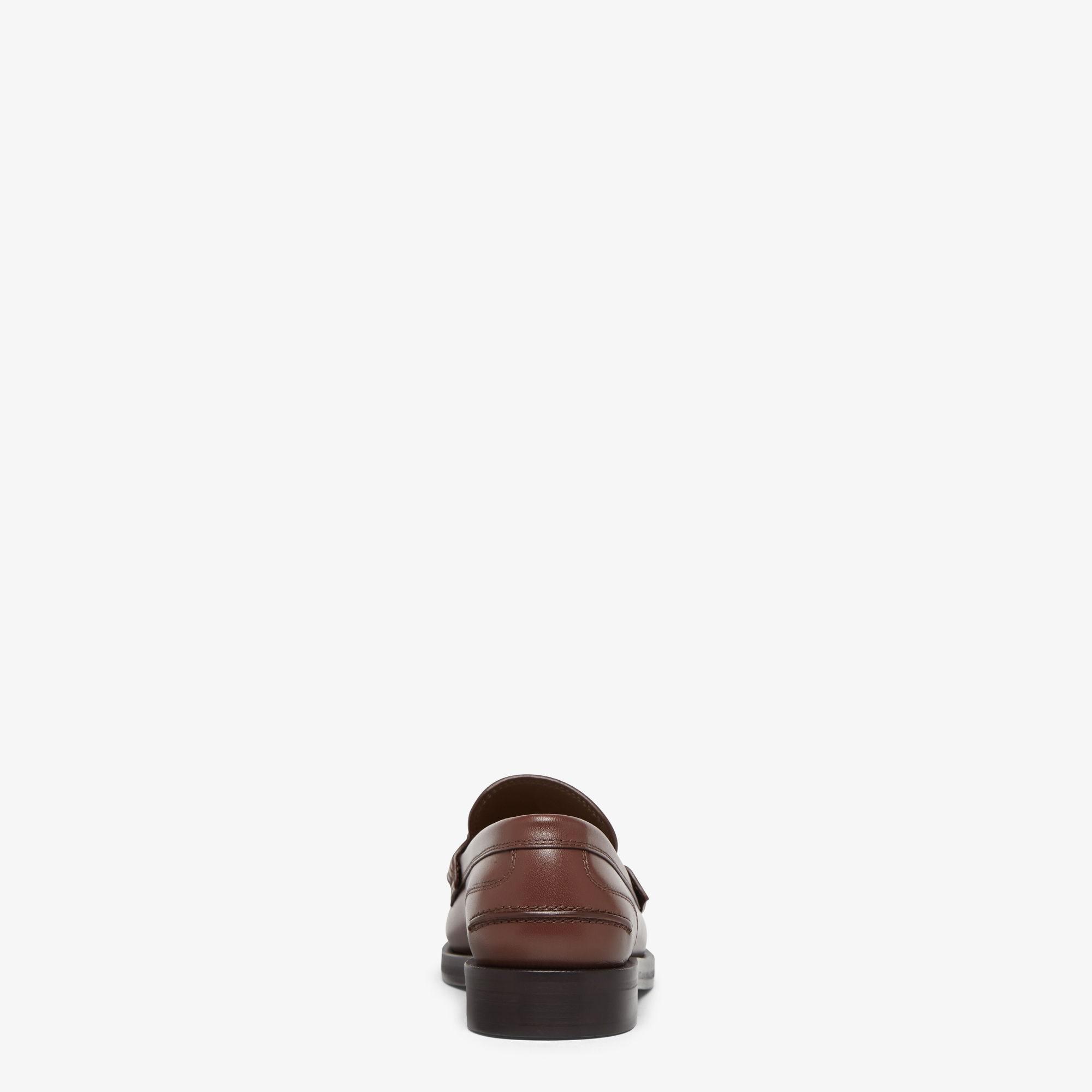 BaguetteBrown leather loafers Product Image