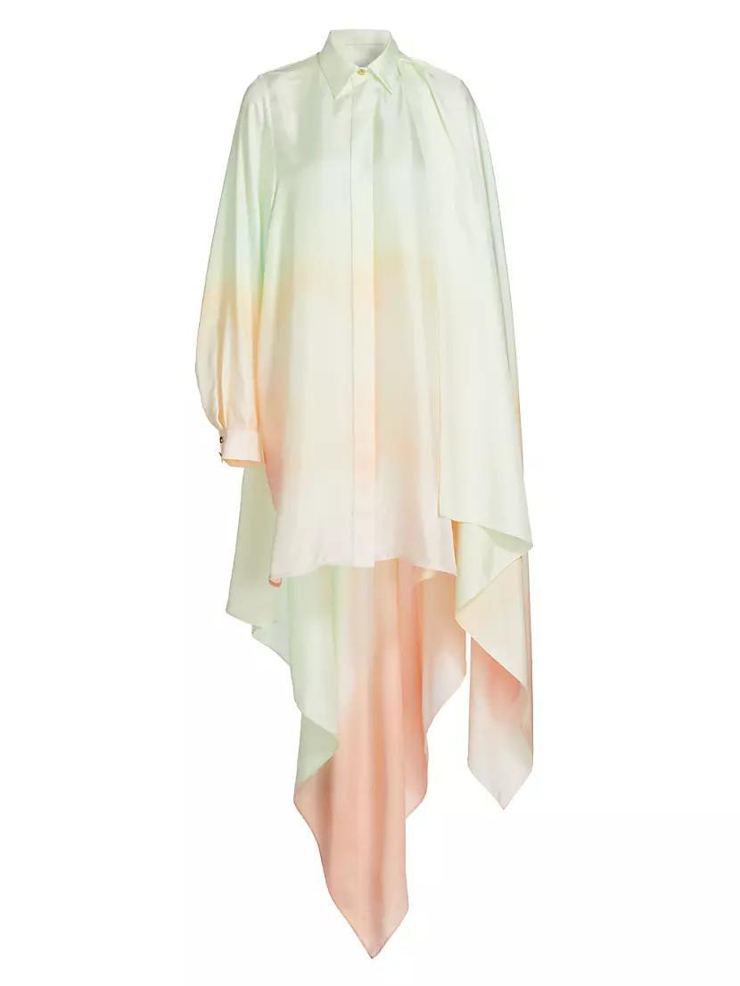 Natura Silk Scarf Shirtdress Product Image