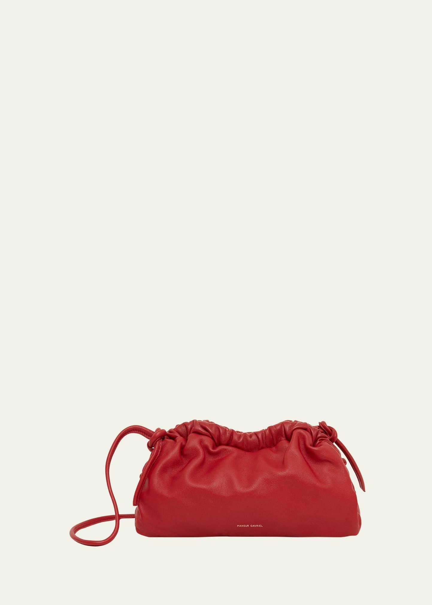 Mansur Gavriel Mini Cloud Leather Clutch Product Image