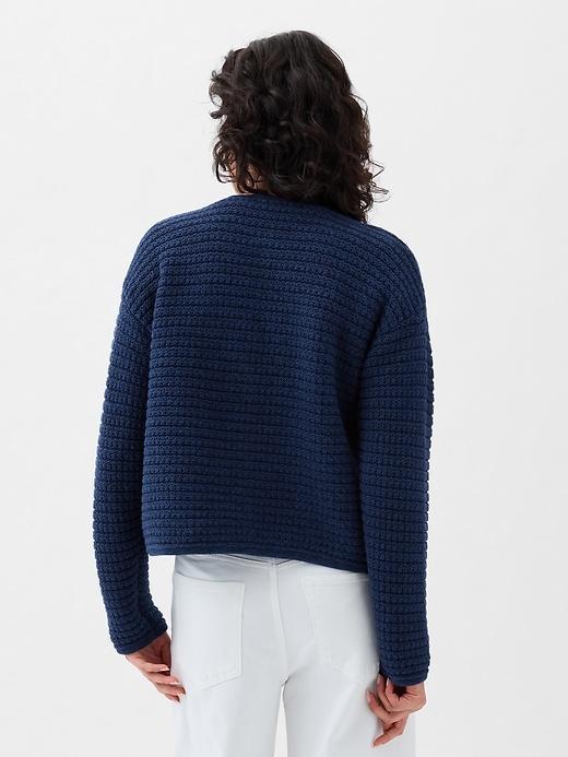 Textured Sweater Jacket Product Image