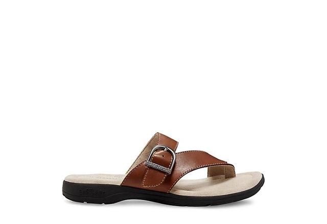 Eastland Tahiti II Womens Leather Thong Sandals Med Brown Product Image