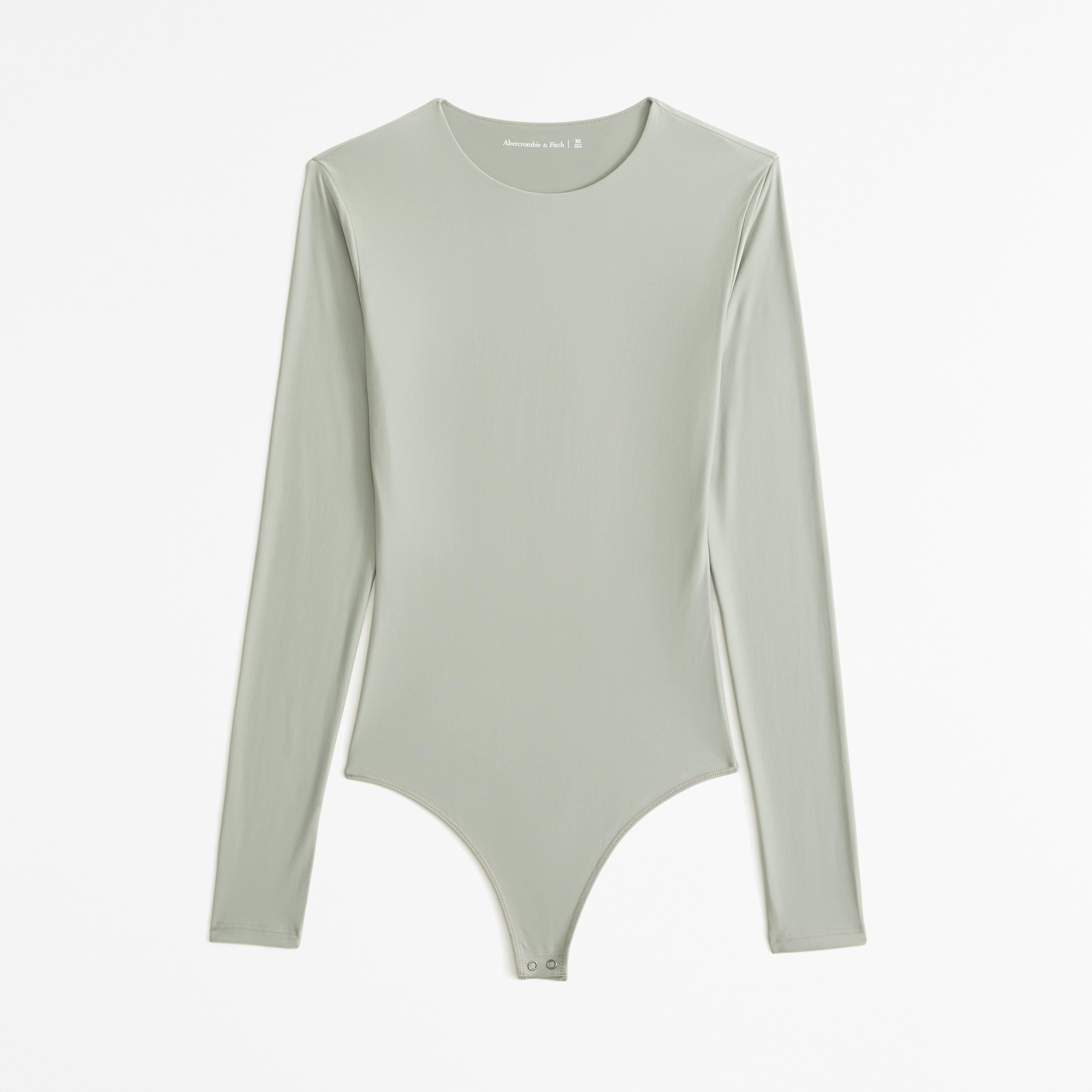 Soft Matte Seamless Long-Sleeve Crew Bodysuit Product Image