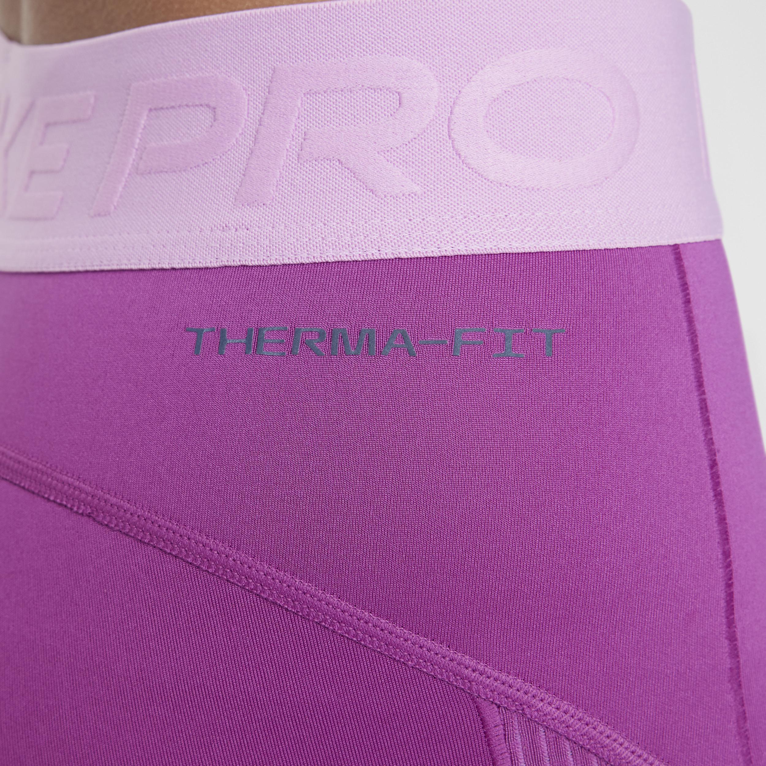 Women's Nike Pro Girls' Therma-FIT Mid-Rise Leggings Product Image