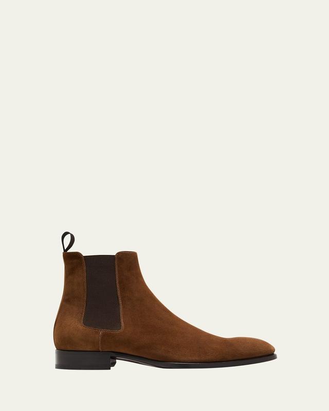 Mens Suede Chelsea Boots Product Image