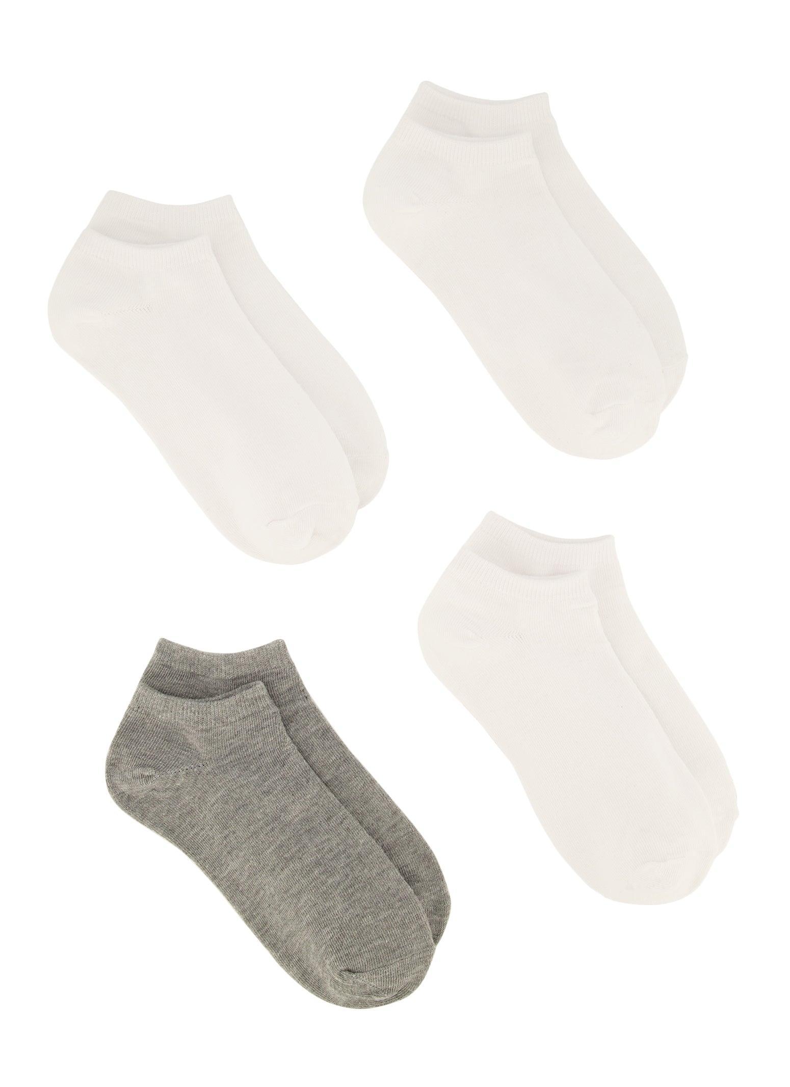 4 Pack Solid Socks Female Product Image