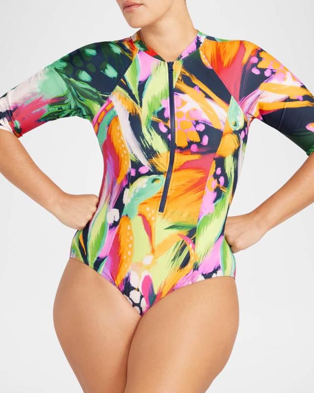 Chelona Rashguard One-Piece Swimsuit Product Image