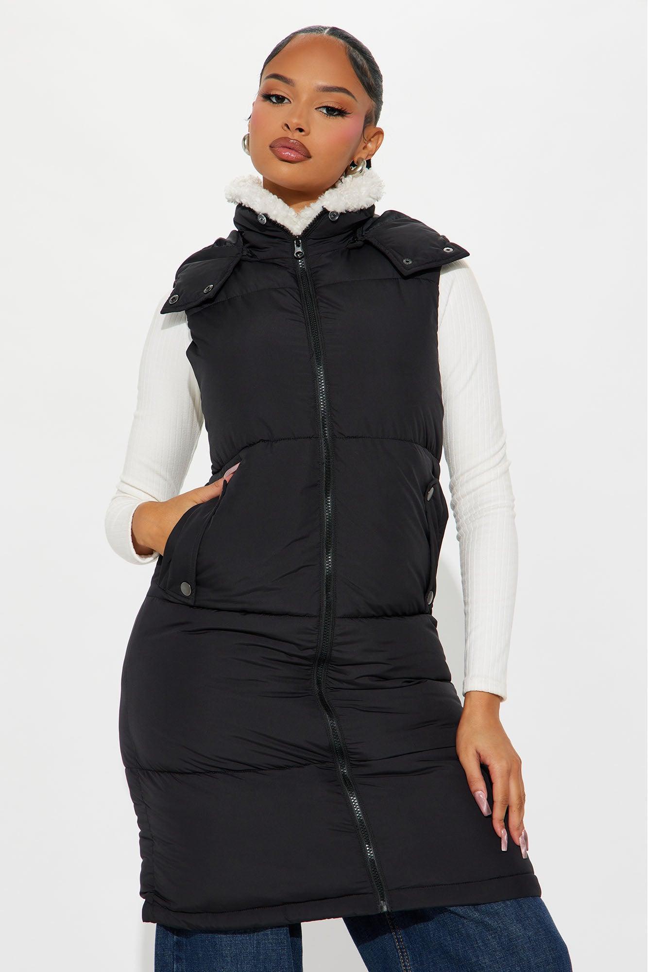 Leslie Puffer Vest - Black Product Image