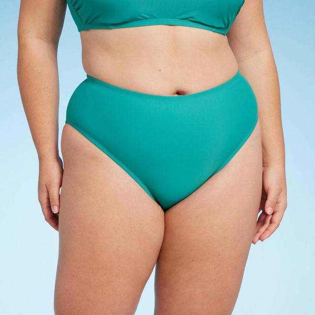 Womens Hipster Bikini Bottom - Shade & Shore Teal Product Image