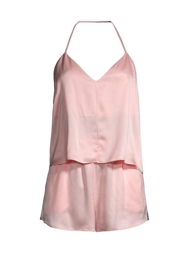 Womens Silk Cowlneck Cami Set Product Image