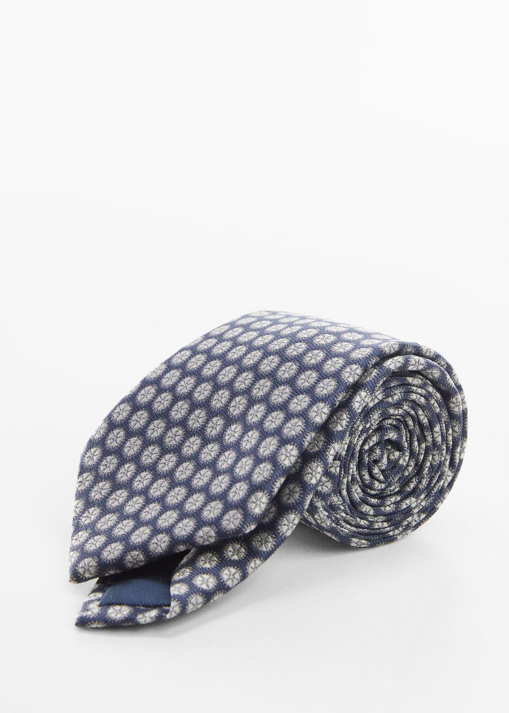 MANGO MAN - Geometric print tie - One size - Men Product Image