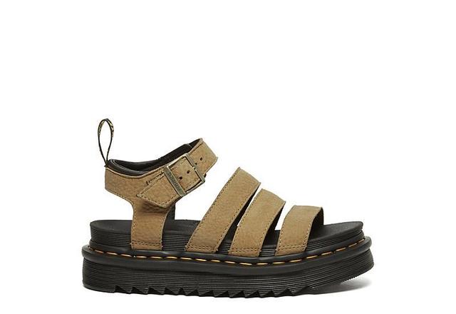 Blaire Tumbled Nubuck Leather Sandals Product Image