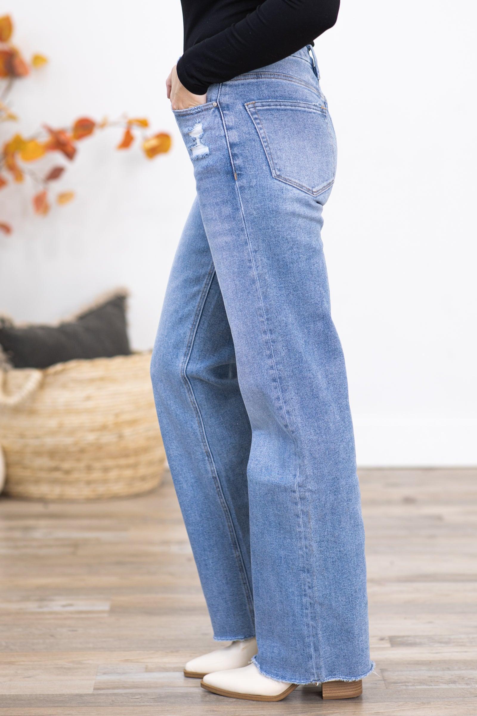 Mica High Rise Wide Leg Jeans Product Image