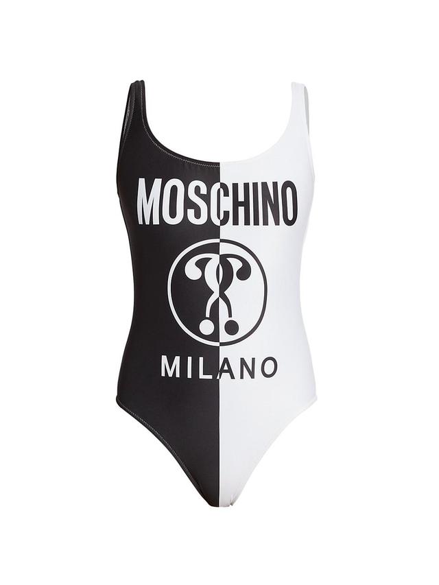 Womens Logo One-Piece Swimsuit Product Image