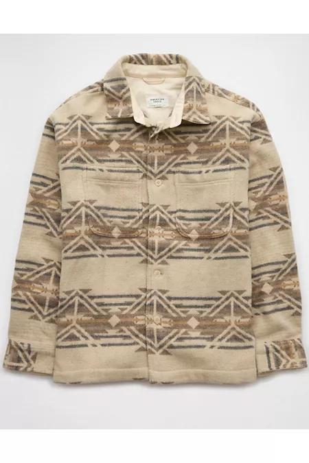 AE Printed Shirt Jacket Men's Product Image