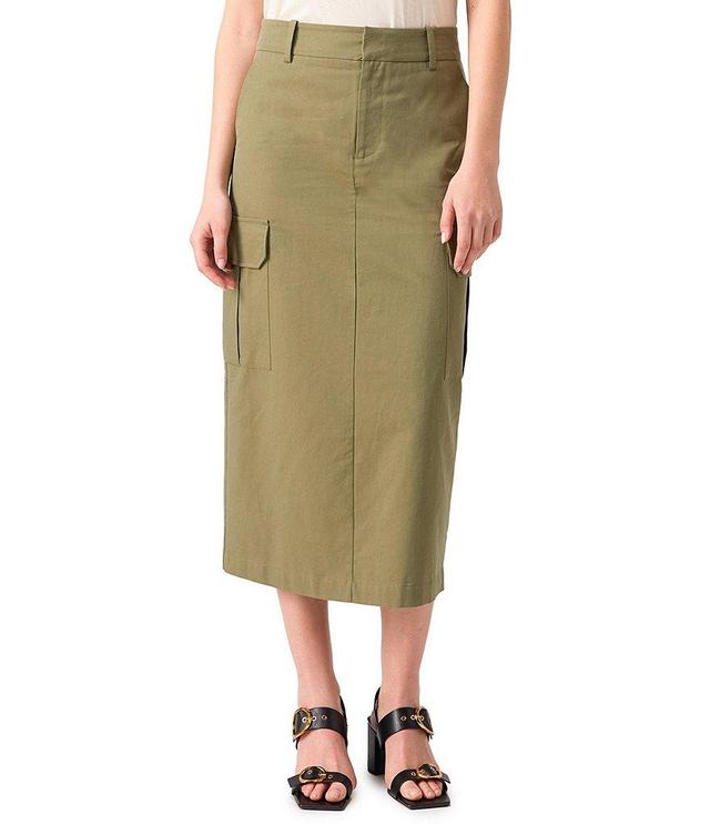 Sanctuary Triple Threat High Rise Midi Skirt Product Image