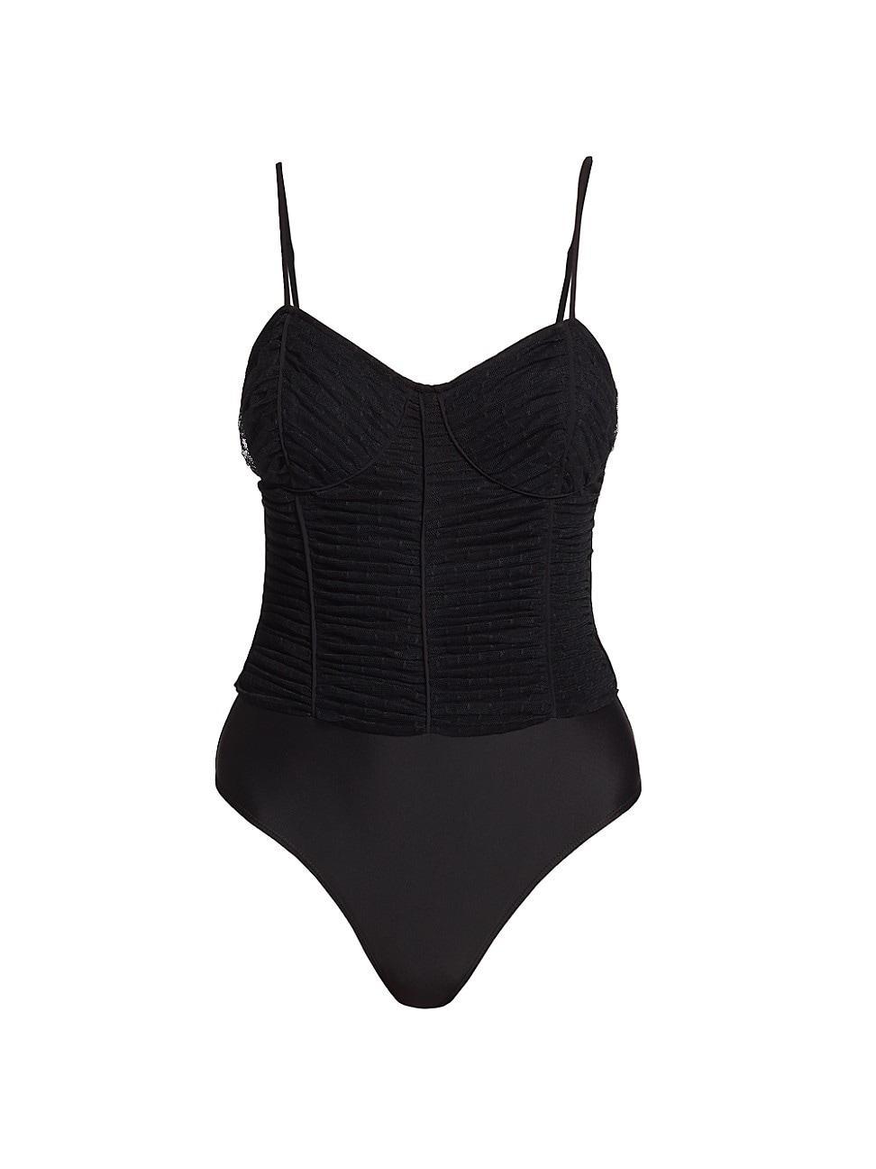 Womens Nicole Ruched Bodysuit Product Image