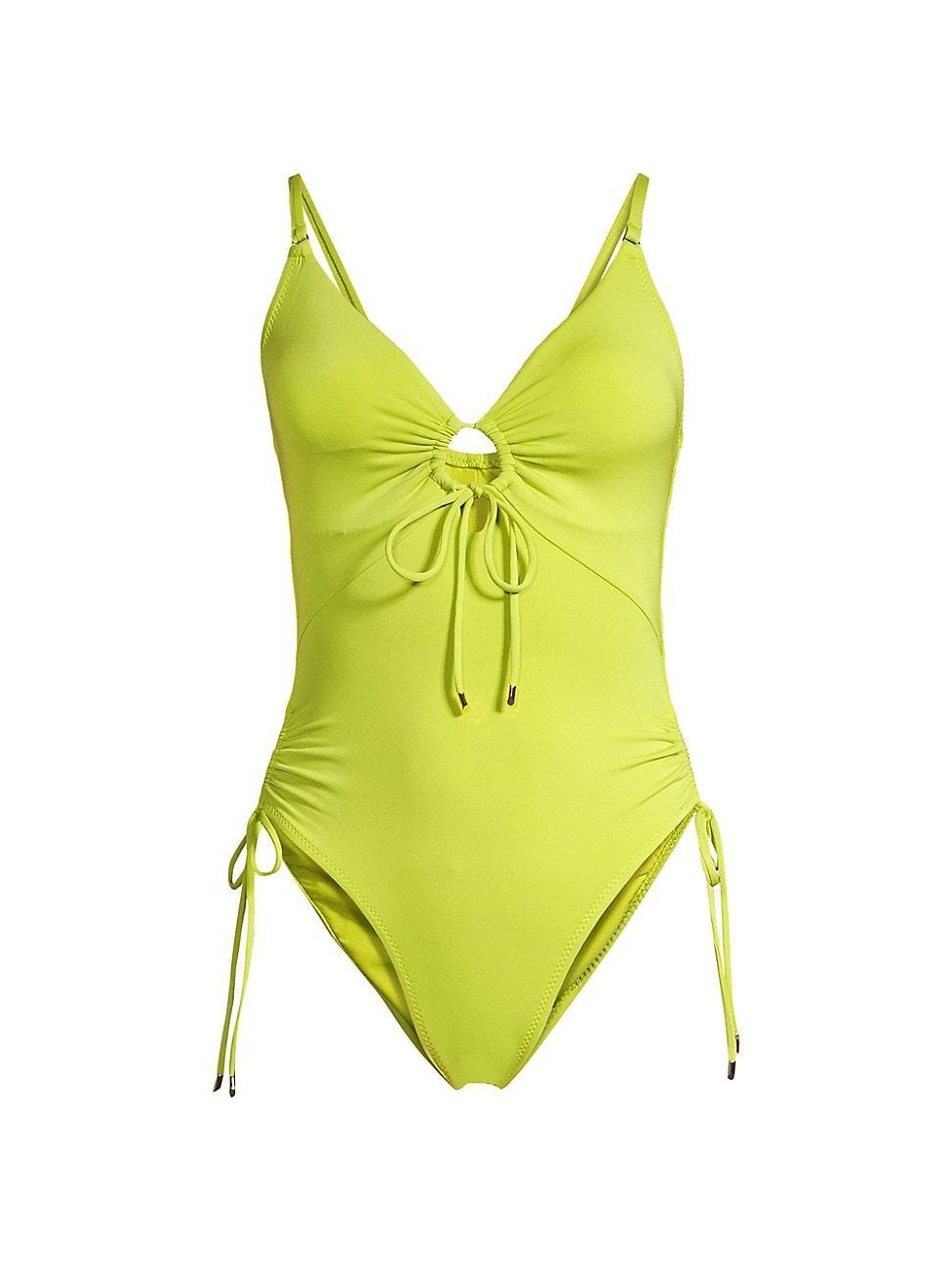 Womens Aubrey Keyhole One-Piece Swimsuit Product Image