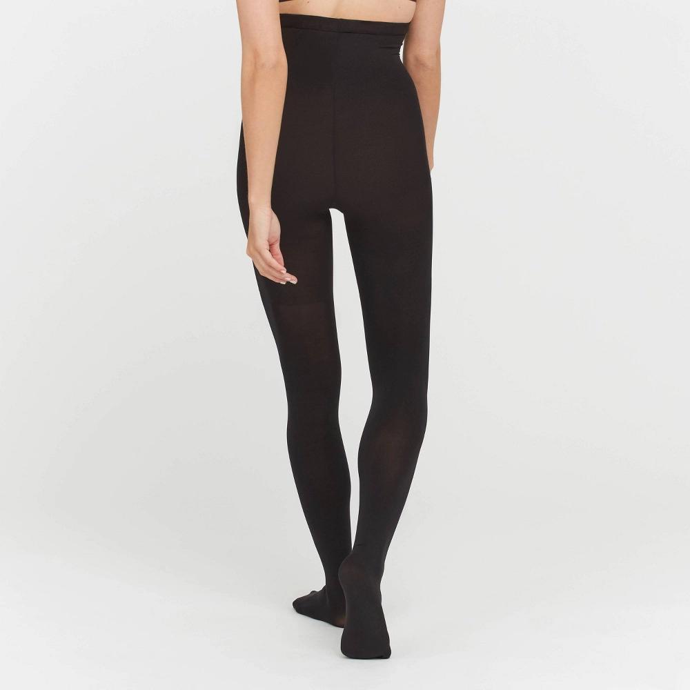 ASSETS by SPANX Women's High-Waist Shaping Tights - Black 3 Product Image