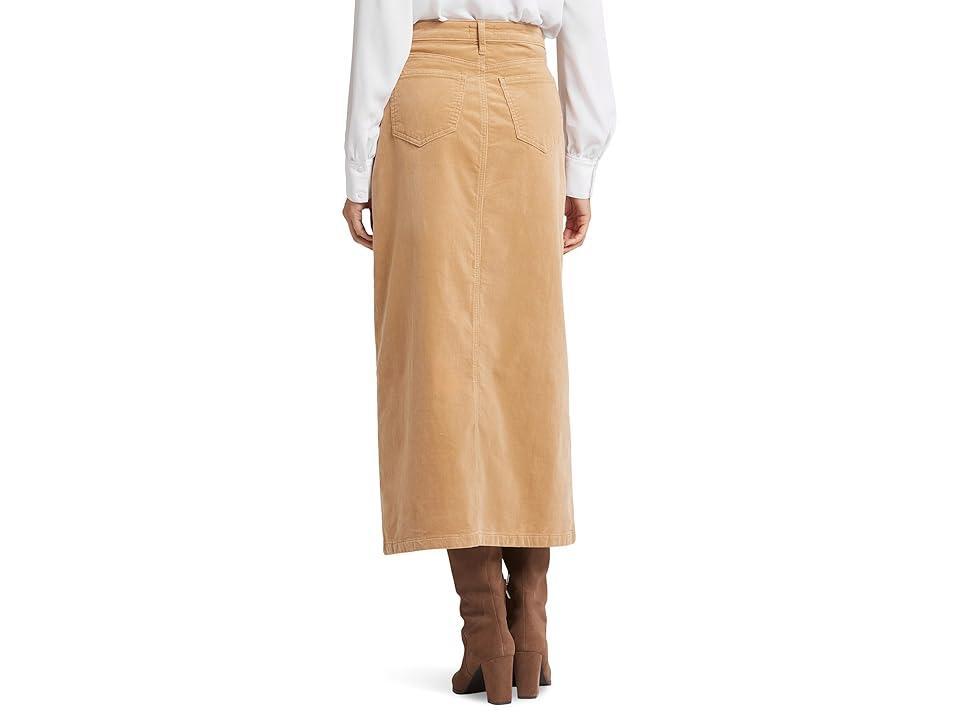 NYDJ High-Rise Long Skirt (Sand Dune) Women's Skirt Product Image