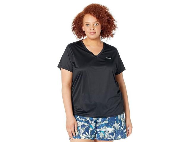 Columbia Women's Columbia Hike Short Sleeve V Neck Shirt - Plus Size- Product Image