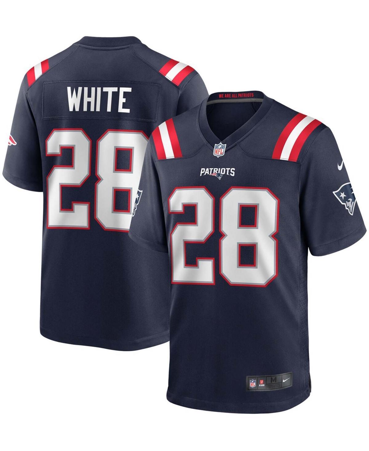 Mens James White Navy New England Patriots Game Jersey - Navy Product Image