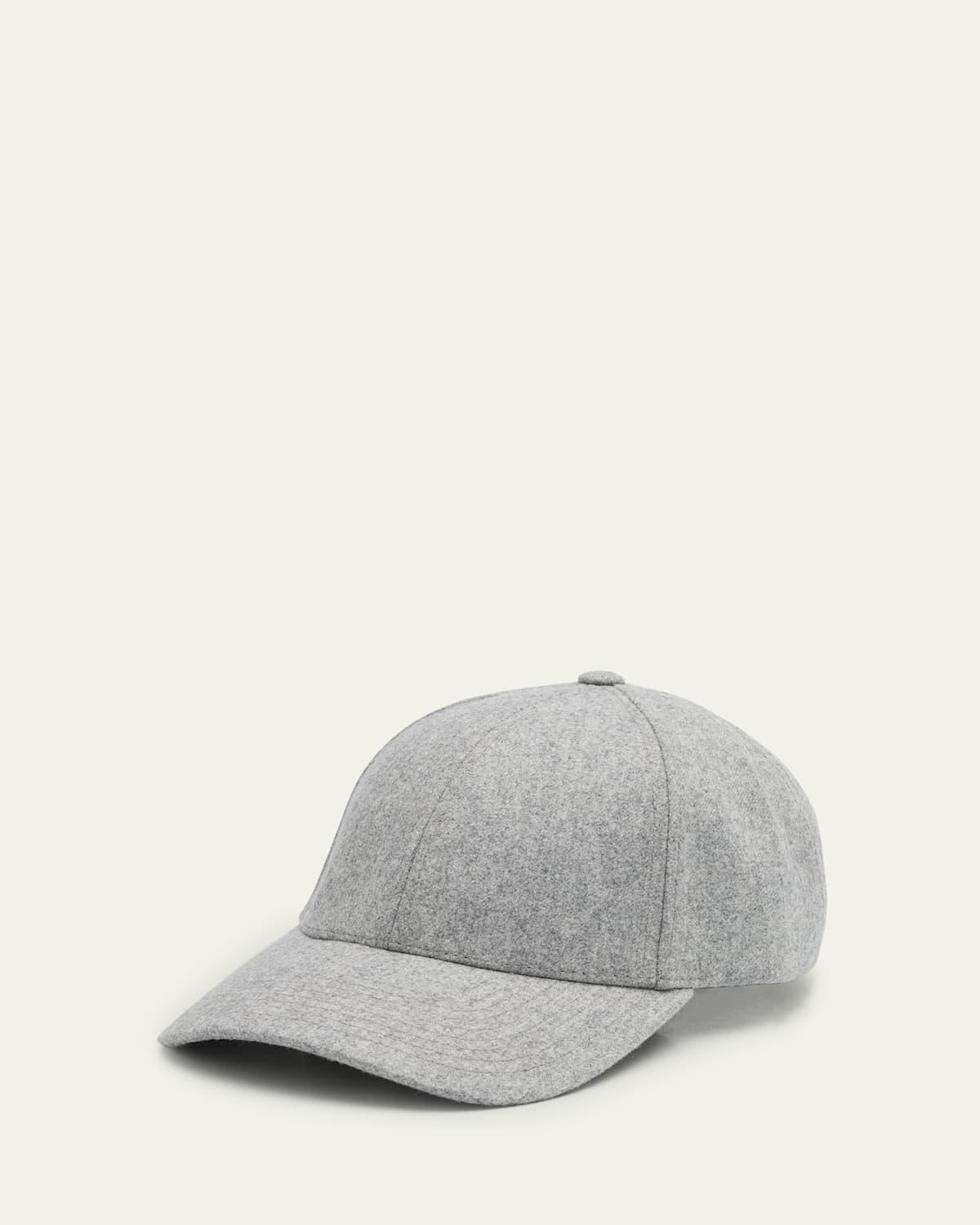 Mens Virgin Wool Six-Panel Baseball Cap product image