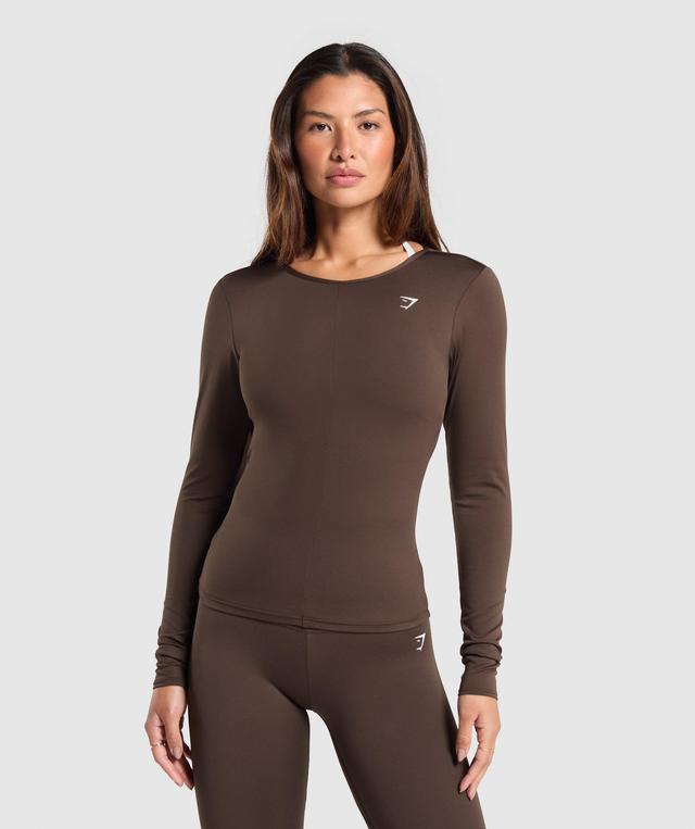 Everyday Open Back Long Sleeve Top Product Image