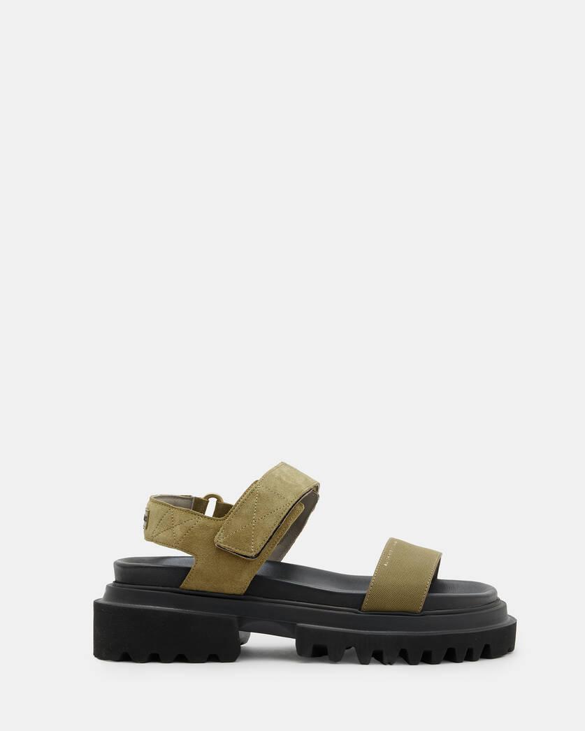 Rory Chunky Suede Velcro Sandals Product Image