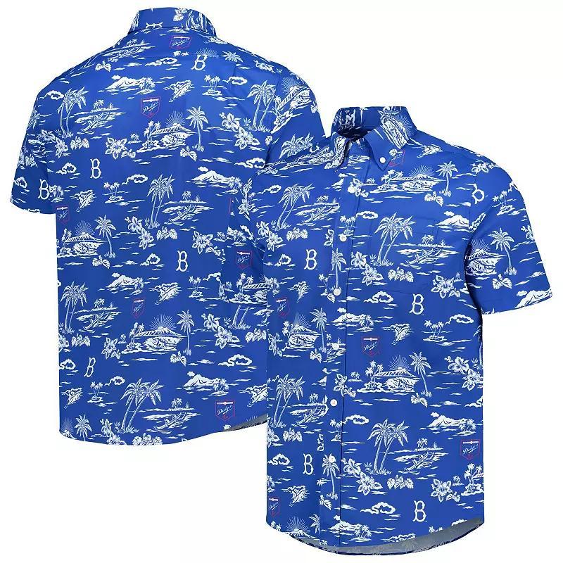 Mens Reyn Spooner Los Angeles Dodgers Kekai Button-Up Shirt Product Image