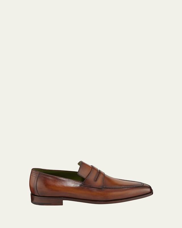 Mens Andy Leather Penny Loafers Product Image