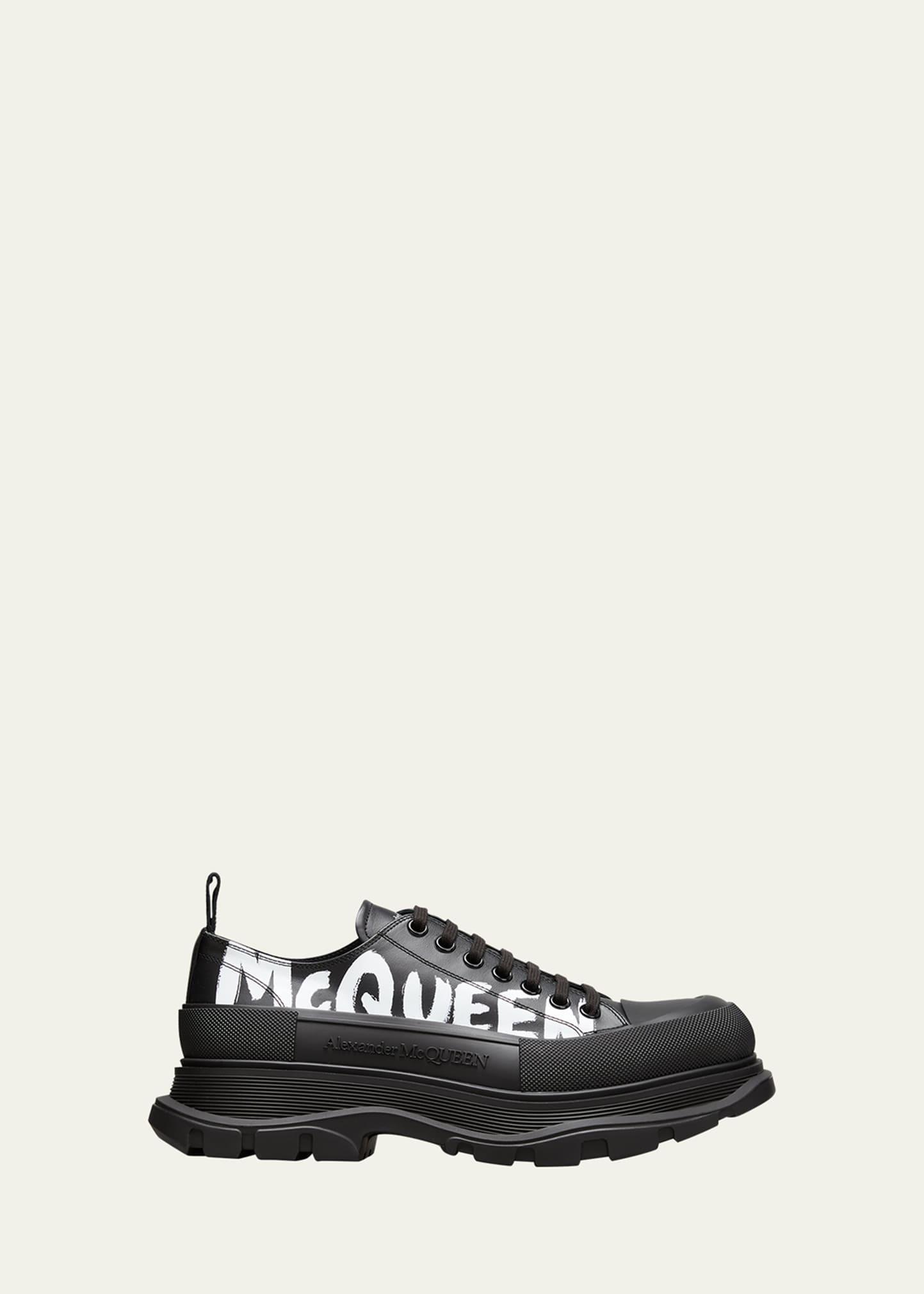 Alexander McQueen Tread Slick Graffiti Low Top Sneaker Product Image